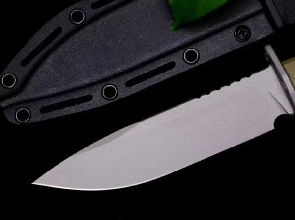 Special Offer Survival Straight Knife CPM 3V Cerakote coating Drop Point Blade Full Tang G10 folding knife Handle Fixed Blade Knives with Kydex