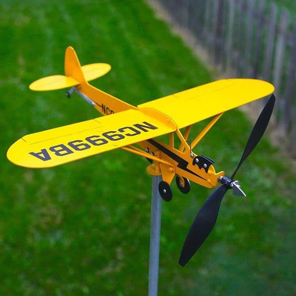 Garden Decorations Unique Airplane Wind Spinner| Weather Vane for Spinner Beautiful Metal Windmill Outdoor Classic 230710