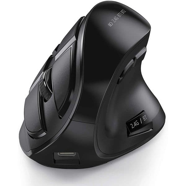 Mice Bluetooth Vertical Wireless Mouse for Tablet Laptop Notebok Rechargeable USB Ergonomics Right Hand 230712