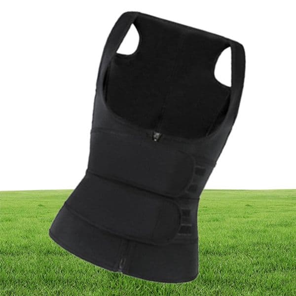 Women Waist Trainer Corset Zipper Hook Shapewear Double Control Body Shaper Tummy Fat Burning Waist Cincher