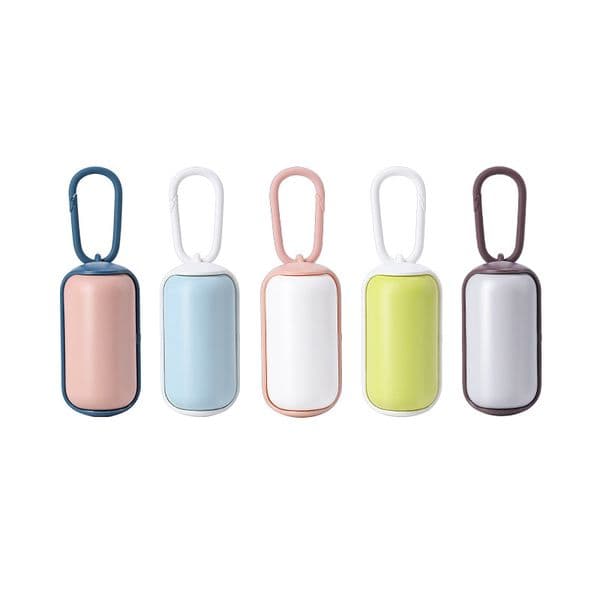 Portable Dog Poop Bag Dispenser Pet Garbage Trash Bags Holder Collector Dogs Cats Products Pets Cleaning Walking Hiking Camping Accessories HW0067