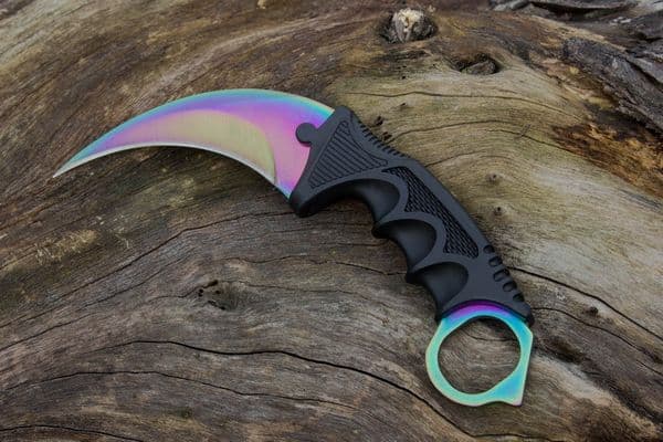 Special Offer C7145 CSGO Counter Strike Karambit Knife 3Cr13Mov Blade ABS folding knife Handle Claw Knives Outdoor Hunting Survival Fighting Camping Tools