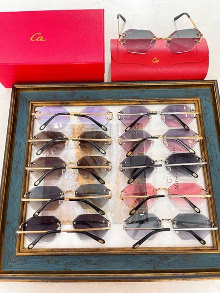 Top luxury Sunglasses lens designer womens Mens Goggle senior Eyewear For Women eyeglasses frame Vintage Metal Sun Glasses With Box CT00920 yuan dan
