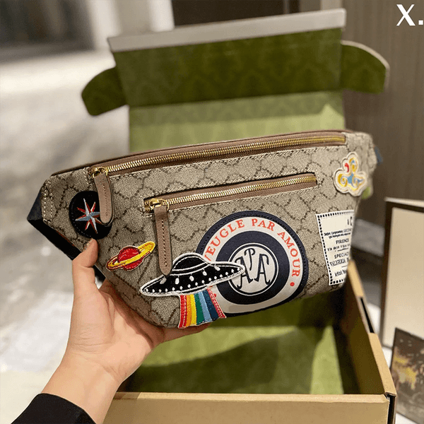 Designer Mens Waist Bag Luxury Fanny Pack Bumbag Temperament Belt Bags Men Chest Packs Shoulder Bag Cross Body Wallet Purse Pouch G237193D