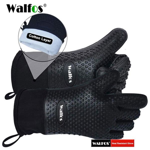 BBQ Tools Accessories 1 Piece Long Silicone Kitchen Gloves BBQ Grill Gloves Heat Resistant Cooking For Grilling Microwave Oven Mitts 230721
