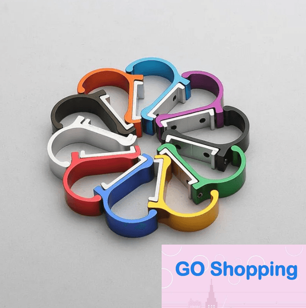 2026 Wholesale cologne New Space Aluminum Candy Color Creative Home perfume Storage Coat High Quality Umbrella Door Clothes Solid Hook Free Shipping