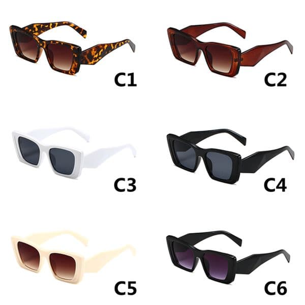 Fashion Square Sunglasses High Quality Vintage Retro Designer Sun Glasses For Men Women Shades Uv400 Protection
