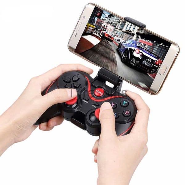 Game Controllers Joysticks Updated t3 Gamepad Joystick Wireless Bluetooth-compatible 3.0 Android Gamepad Gaming Remote Control for phone PC Tablet TV Box x0727