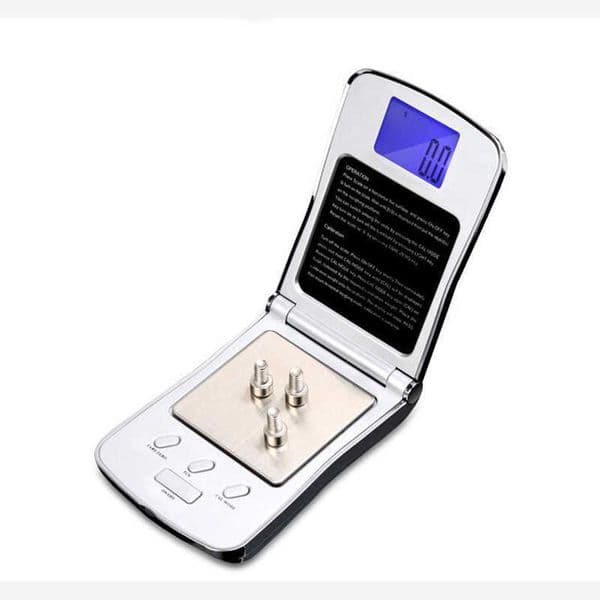 Household Scales lcd display portable digital electronic precision scale mini balance for gold weight weighing machine flip-open cover gift x0726