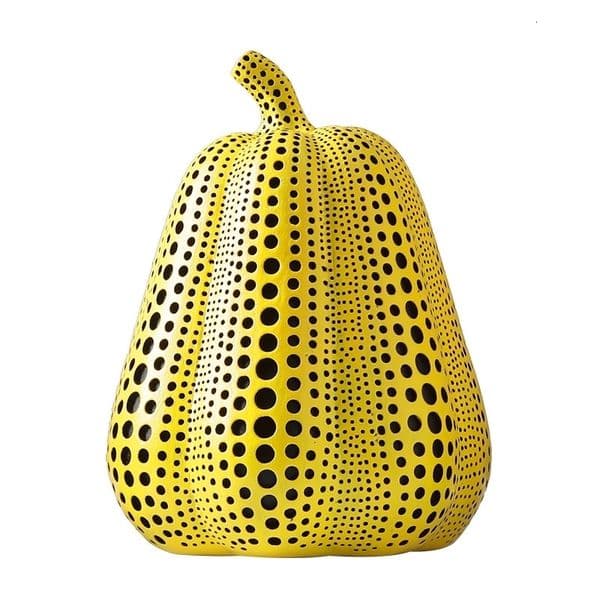 Decorative Objects Figurines Yayoi Kusama Wave Point Pumpk Statue Ornaments Room Decor Resin Figurine Desk Adornment Home Decoration Modern 230727