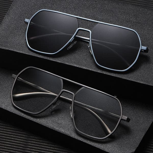 Fashion Eyewear Polarized Sunglasses for Women Mens Retro Spring hinge Frame Aluminum magnesium Ultralight Blocking Glare UV400 Designer Eye glasses Lunettes