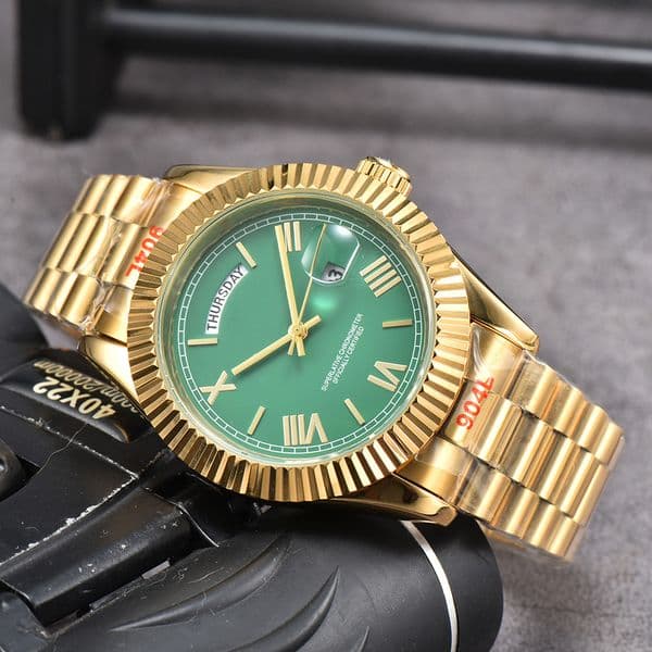 Mens Watch Classic Luxury Watch Fashion Mens 40mm Automatic Mechanical Movement Designer Watch Stainless Steel Strap Sapphire Glass Waterproof Watch