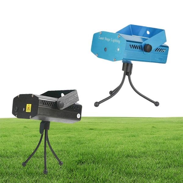 1PCS MINI Projector Laser Light Christmas Laser Light remote RED and Green Portable LED Stage Light for Garden Party Holiday Disco