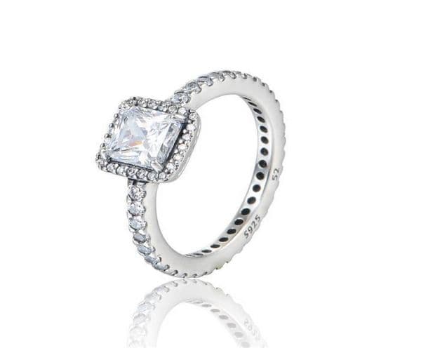 TIMELESS ELEGANCE ring cubic zirconia S925 Sterling Silver fits for original style bracelet and charms jewellery 190947CZ