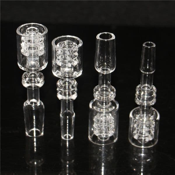 Hookah Domeless Diamond Knot Quartz Nail With 10mm 14mm Male Female Quartz Tip Castle Nails Bowl For Wax Tobacco Pipe oil Rig Glass Bongs