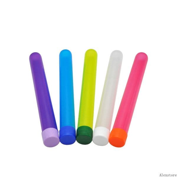 Tobacco Plastic Doob Airtight Tube Stash Jar 115Mm Herb Container Storage Case Cigarette Rolling Paper Pill Box Pre Roll Preroll DHL B2