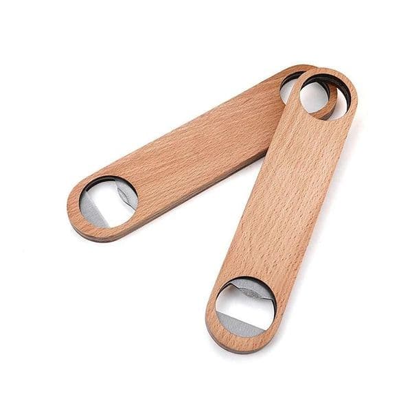 Big Wood Handle Bartender Bottle Openers Wine Beer Soda Glass Cap Bottle Openers Kitchen Bar Tools Wholesale