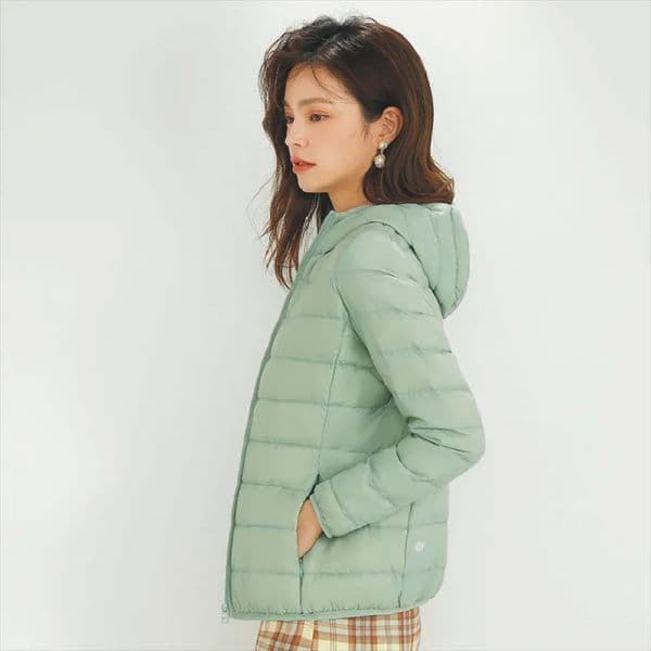 Women's Yoga Short Thin Down Jacket Gym Clothing women Outfit Solid Color Puffer Coat Sports Winter Outwear defined jacket athletic wear