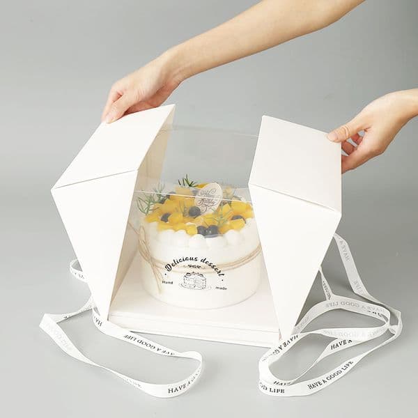 Luxury Designer Decor Cake S LBSISI Life Surprise Boxes With Handle 8 Inch gift set Handmade Wedding Birthday Party Baby Shower Celebrate Packing Decoration Dec
