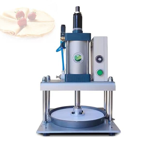 Hydraulic Dough Press Machine Flat Roti Chapati Roasted Duck Pancake Making Machine Tortilla Arabic Bread Maker