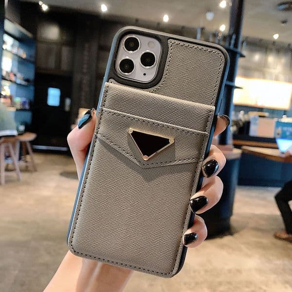 Card Holder Designer Phone for Apple iPhone 17 16 Pro Max Case 15 14 Plus 13 12 11 X XR XS 8 7 SE Luxury Leather Wallet Photo Frame Kickstand Back Cover Coque 3691