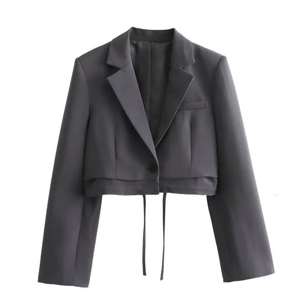 Womens Suits Blazers UNIZERA AutumnWinter Product Fashion and Casual Versatile Single Button Lapel Short Suit Coat 231115