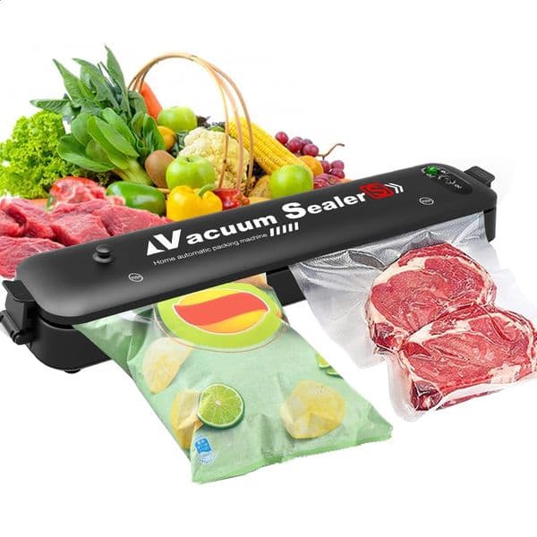 Other Kitchen Tools CHIGNON 90W60Kpa Vacuum Sealer Packaging Machine Plastic Bags with Free 5pcs Degasser 231116z