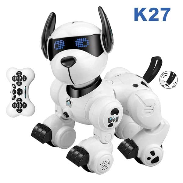Electric RC Animals K27 Remote Control Smart Dog Robotic Patrol Programmable Intelligent Toy with the Songs 231117