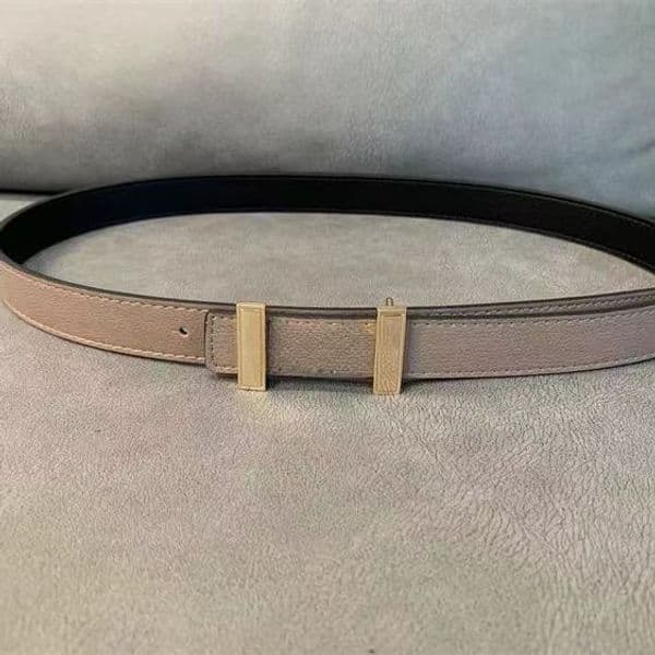 Fashion Girls Belt 2.5 Smooth Buckle Trend Simple Slim Fit Student Casual Belts Wholesale