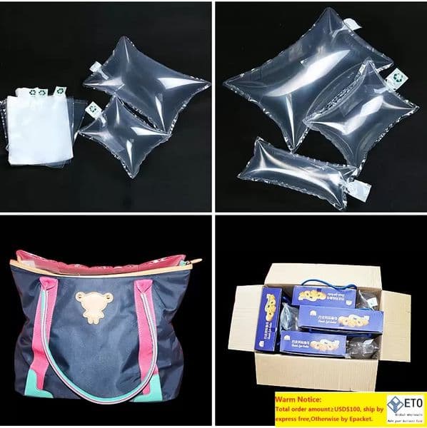 air dunnage bag for shipping transport packaging inflatable bubble bags PE and PA material