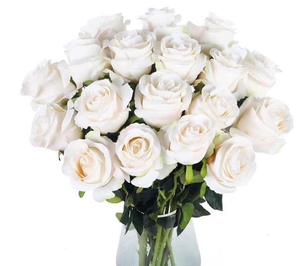 Artificial Rose Flowers Silk Long Branch Bouquet for Wedding Home Room Table Centerpiece Decor Fake Plant Wreath Accessory