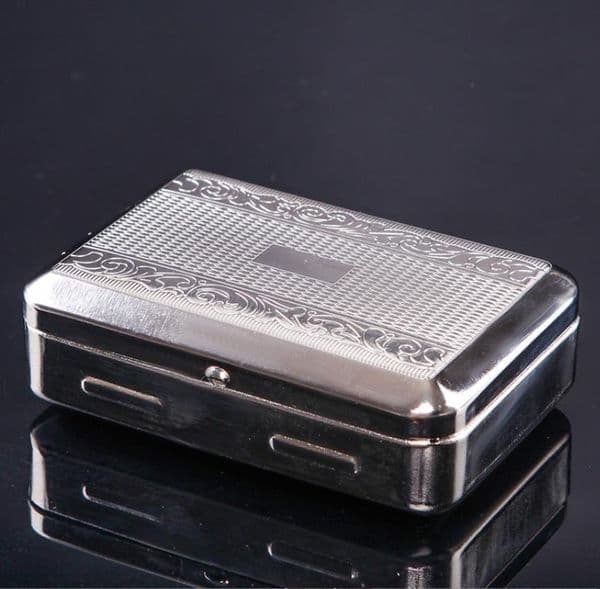 Smoking Pipes Metal tobacco box, tobacco box, small moisturizing portable pipe, hand cigarette accessories, storage box, cigarette box