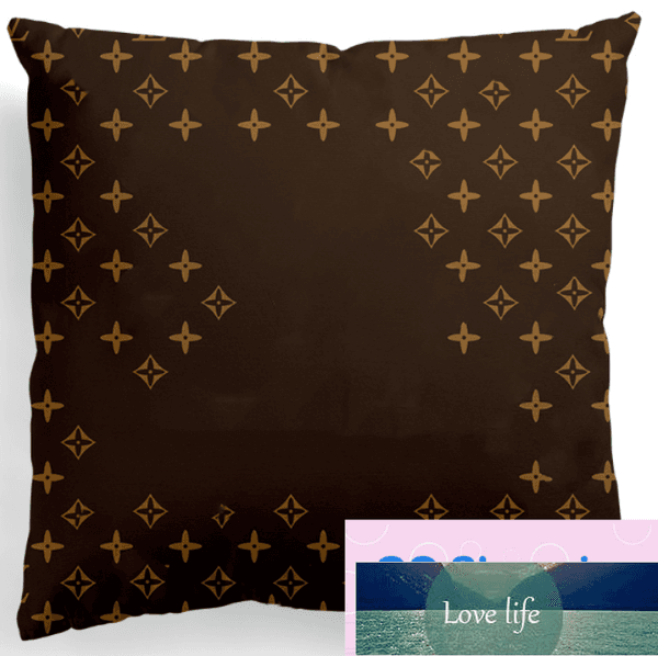 Sofa Cushion Vintage Print Pillow Case Cover Office Nap Pillow Automotive Waist Cushion Wholesale