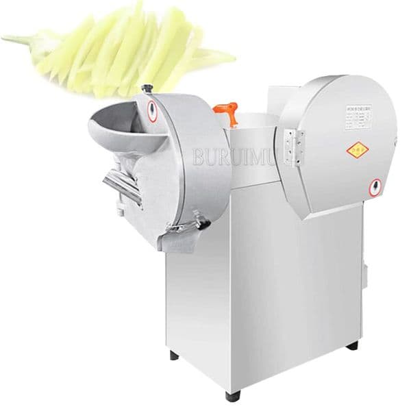 Double Machine Head Vegetable Cutter Multi-Functional Automatic Fruit Vegetable Potato Radish Slices Vegetable Cutting Machine