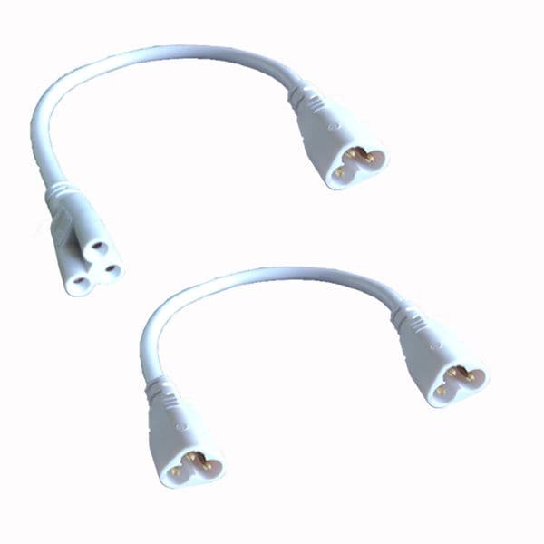 Switch Male-Male Connector Cable Wire for T5 T8 Integrated Single Fixture Double End Male-Female LED Integrated Tube Connecting Wire 20cm