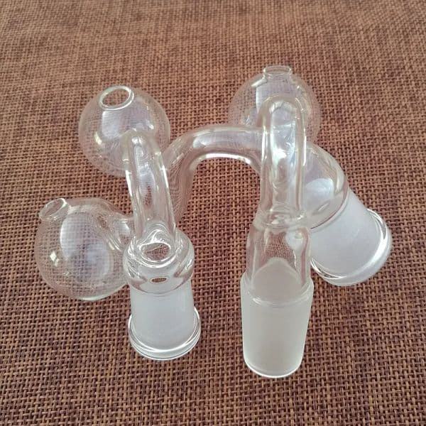 Hot Sale Pyrex Glass Oil Burner Pipe 10mm 14mm 18mm Female Male Sherlock Smoking Glass Pipes Adapter Hand pipe Small Mini Pipes LL