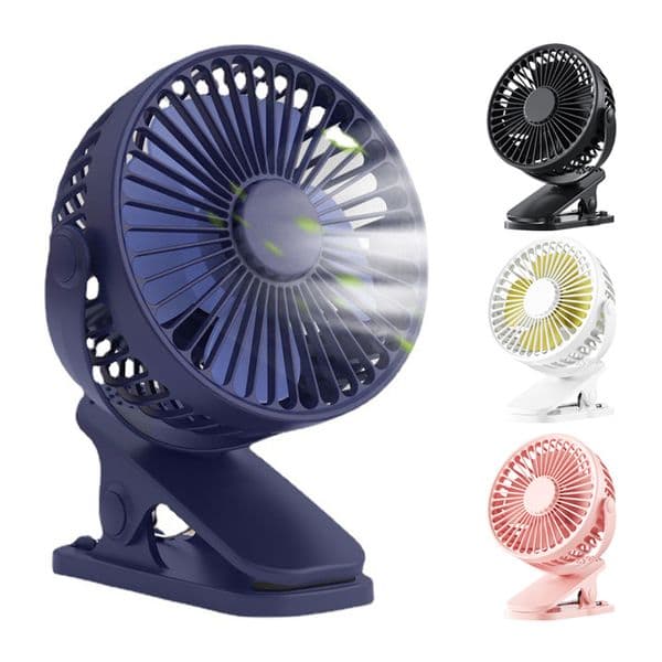Portable Mini Hand Clip USB Rechargeable Quiet Desktop Electric Fan High Quality Student Dormitory Small Cooling Ventilador