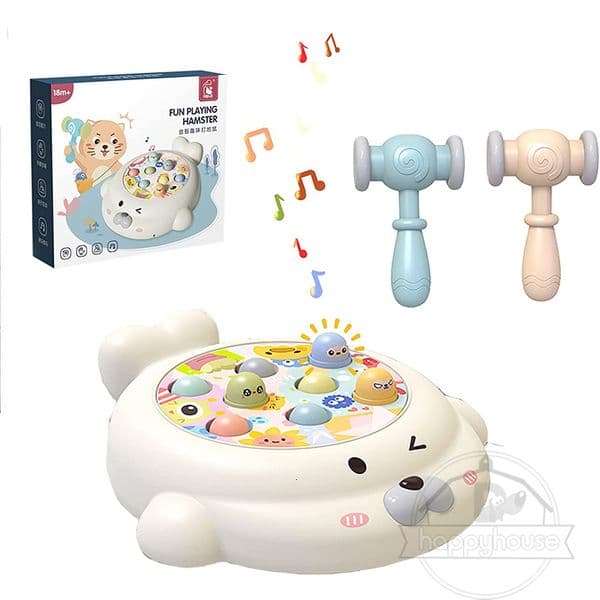 Intelligence toys Baby Toys 0 6 12 13 24 Months Children Early Educational for Boys 1 Year Toddler Music Whack A Mole Game Kid 230209