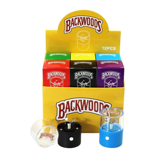 Electric Grinders Weeds Grinder Acrylic Portable USB Charging Tobacco Crusher With Button Display Box for Dry Herb Smoking Accessories