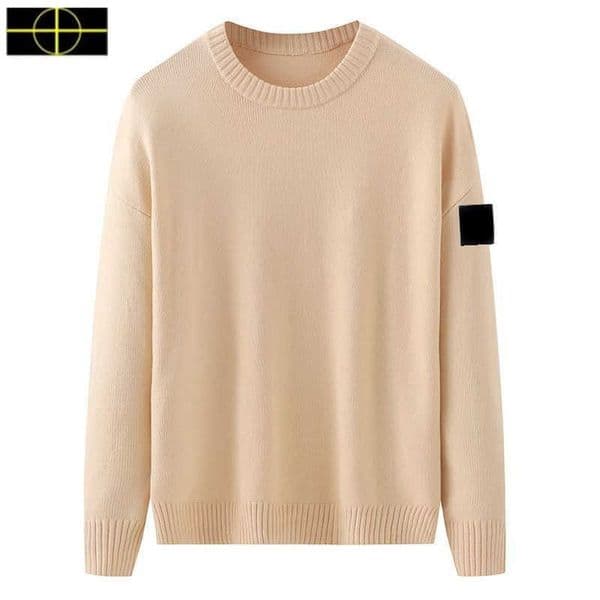 2023 plus size sweater Men's pullover warm stone sweater island men and women's hoodie casual monogrammed embroidered top long sleeve streetwear