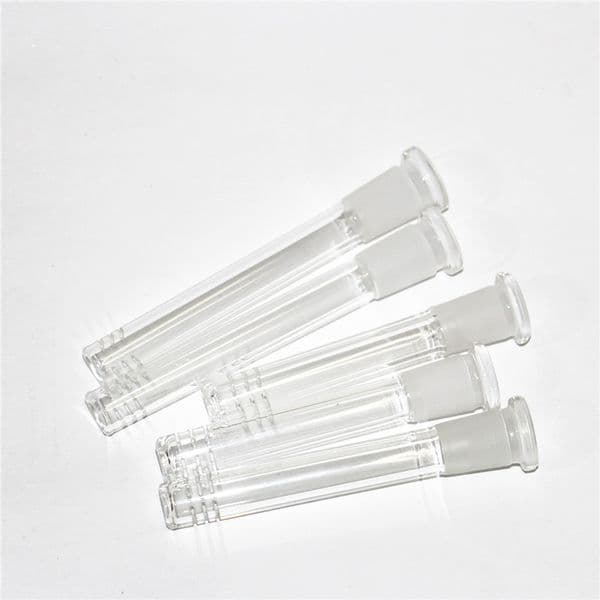 Wholesale Hookah Diffused Glass Bong Downstem Replacement 19mm 18.8mm 18mm 14mm Slitted Down Stem Diffuser Slider 3 inch-6 inch for Beaker Straight Tube Water Pipes