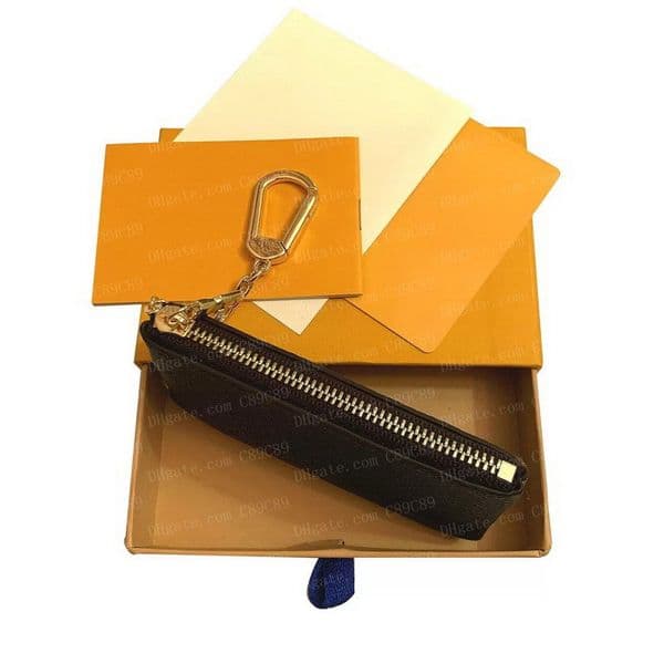 Designer Luxury Coin Purses KEY POUCH POCHETTE CLES Women Mens Key Ring Credit Card Holder Coin Purses Mini Wallet Bag Coin Pouch Wallet Original Box Dust Bag C89C89