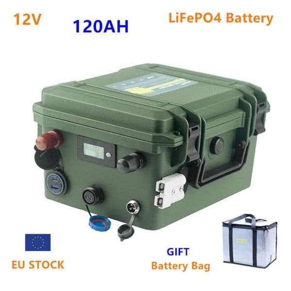 12v 120ah LiFepo4 Battery pack lifepo4 12V 120AH lithium battery pack 12.8v battery for boat electric motor inverter