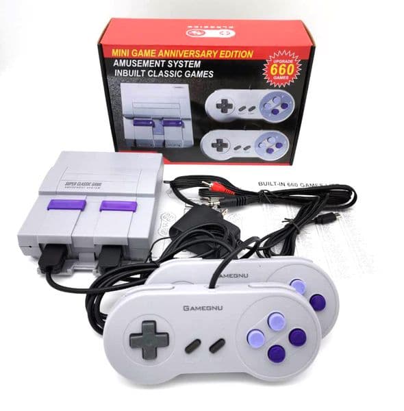 2026 outdoor New Super Classic SFC TV Handheld Mini Portable Game Players Consoles Entertainment System For 660 NES SNES Games Console By Sea Shipping Free