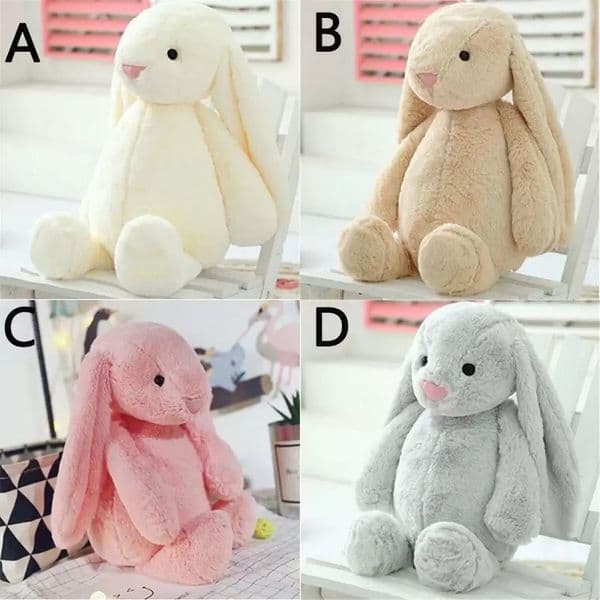 30cm Easter Rabbit Toy Festive Soft Plush Bunny Doll Long Ears Stuffed Rabbits Comfort Kids Sleeping Dolls Sofa Bed Cushion Decor