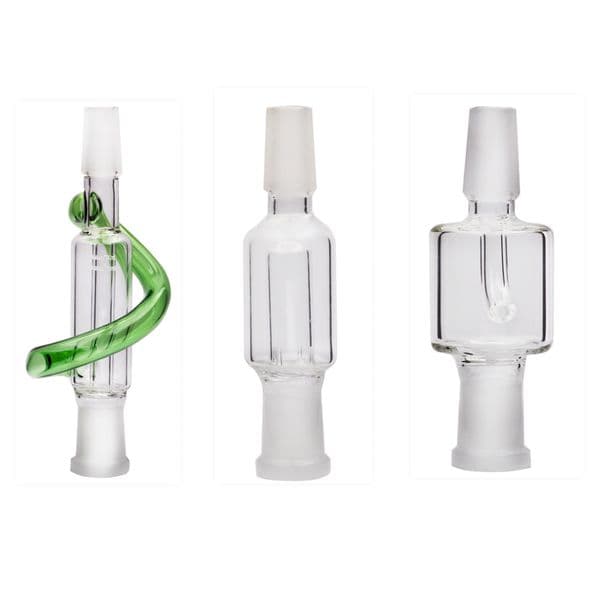 14mm Female Male pipe Glass Adapter Ash Catcher Water Bong smoking Accessory Different Shapes