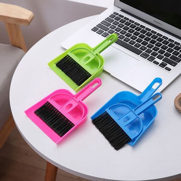 Plastic Dusting Brooms Dustpans Set Mini Computer Keyboard Cleaning Brush Desktop Clean Brooms Computadora Teclado Escritorio Limpiar Escobas
