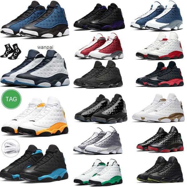 2024 Men Basketball shoes women Black University French Blue Navy Court Purple Playoff Red Flint Del Sol sports shoes sneakers size euro 36-47