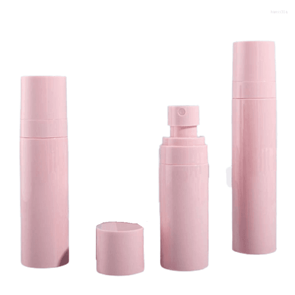 Storage Bottles Empty 60/80/100ML Mist Spray Bottle Round Pink Fine Sprayer Disinfection Atomizer Perfume Cosmetic Toner Water 20pcs