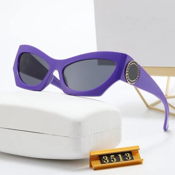 Designer sunglasses for mens fashionable full style womens beach sun glasses travel radiation proof luxury sunglasses mens goggle senior eyewear purple